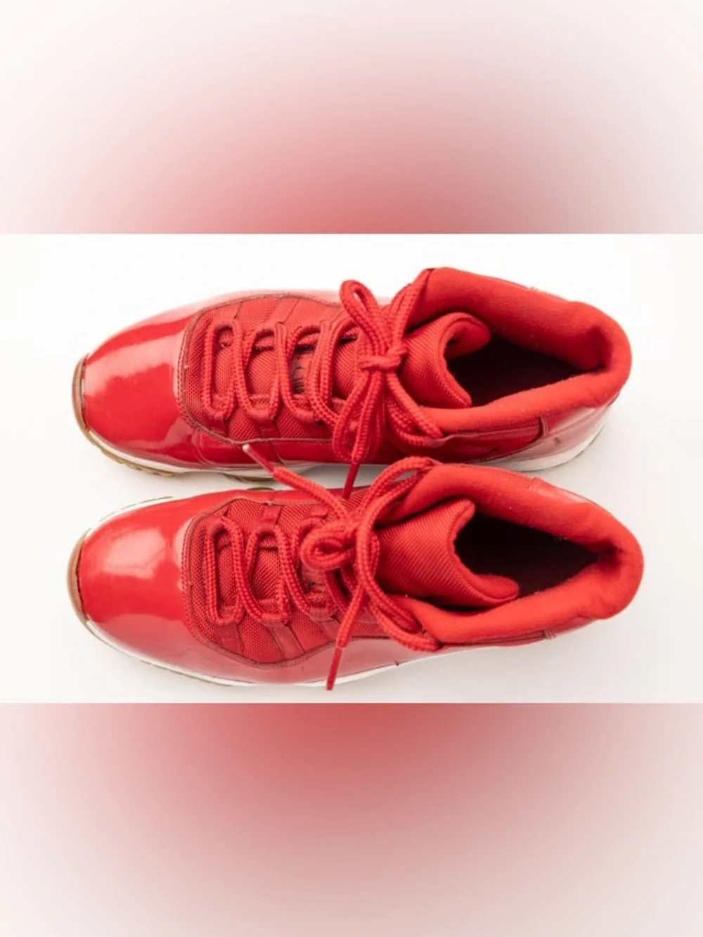 Nike Air Jordan 11 Retro Win Like 96 Gym Red Patent Leather Men's Size 11
